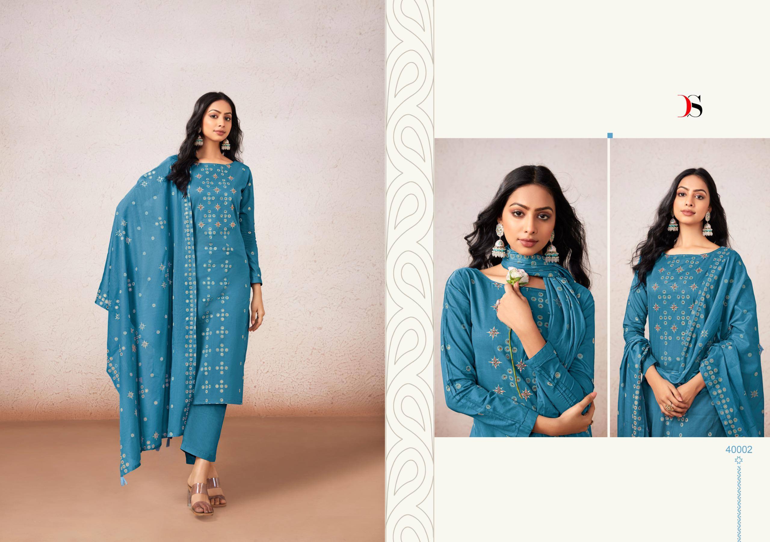 KASTI by DEEPSY SUITS 40001 To 40006 Series Beautiful Festive Suits Stylish Fancy Colorful Ethnic Wear Pure Cotton Print Dresses At Wholesale Price